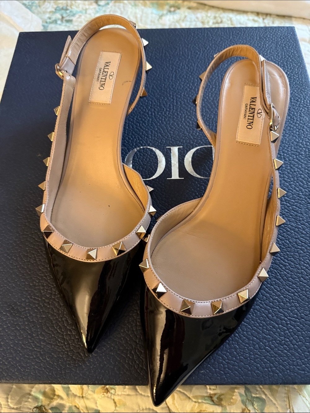 VALENTINO AUTHENTIC ROCKSTUD HEELS